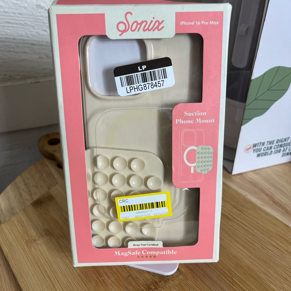 Sonix Cream Suction Phone Mount for Apple iPhone 16 Pro Max MagSafe